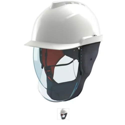 Helmet,V-Gard 950,cl2,NV,wht,FTIII+F