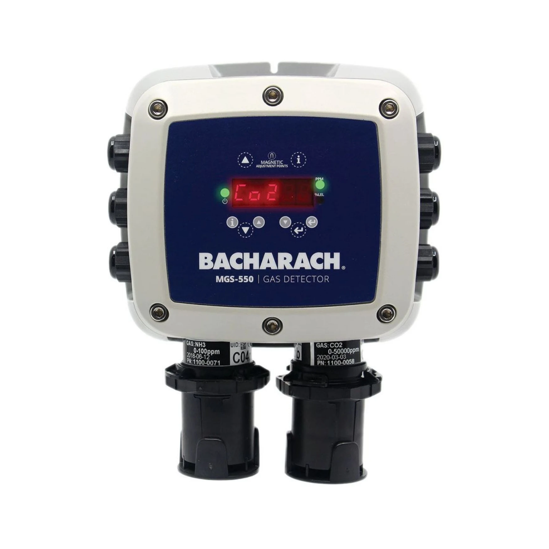 MGS‑550 H6600‑8041 – detektor R32, 0–1 000 ppm – sensor półprzewodnikowy + zintegrowany dodatkowy sensor, Modbus, IP66