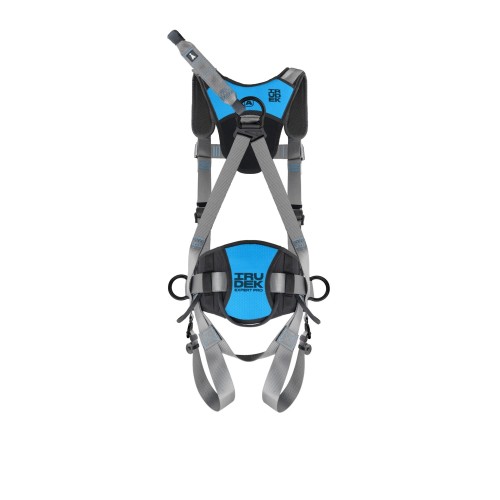 Irudek Expert 2 Pro – Szelki bezpieczeństwa EN 361/EN 358 z D‑ring, klamrami K‑EASY i pasem 3D EXO do pracy na wysokości (L‑XXL)