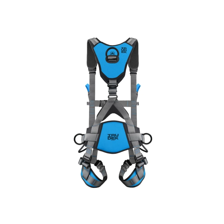 Irudek Expert 5 Pro – Szelki bezpieczeństwa EN 361/EN 358/EN 813 z podwójnym D‑ring A/2, pasem 3D EXO, klamrami K‑EASY i ventralnym punktem do prac linowych (L‑XXL)