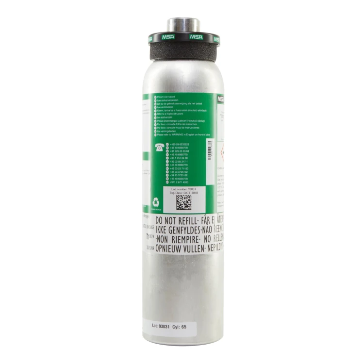 Pojemnik z gazem 58l CH4-1,45%/CO-60/H2S-20/O2-15% 