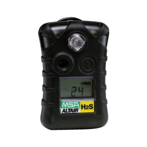 Jednogazowy detektor H2S MSA ALTAIR Single‑Gas 10092521 – zakres 0–200 ppm, sensor elektrochemiczny