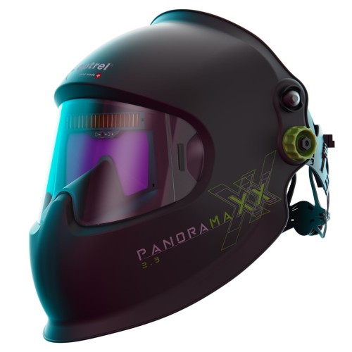 Panoramaxx 2.5 – Przyłbica spawalnicza z realistycznym, kolorowym panoramicznym widokiem, zmiennym poziomem zaciemnienia ShadeTronic®