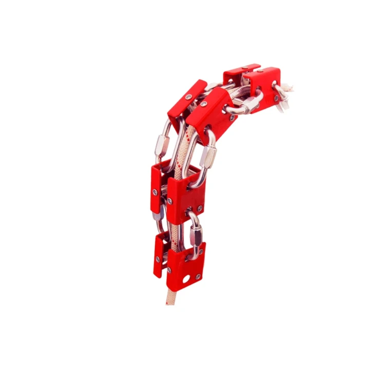 Przegubowa osłona liny ER100 chroniąca przed ostrymi krawędziami, modułowa, z ogniwami montażowymi