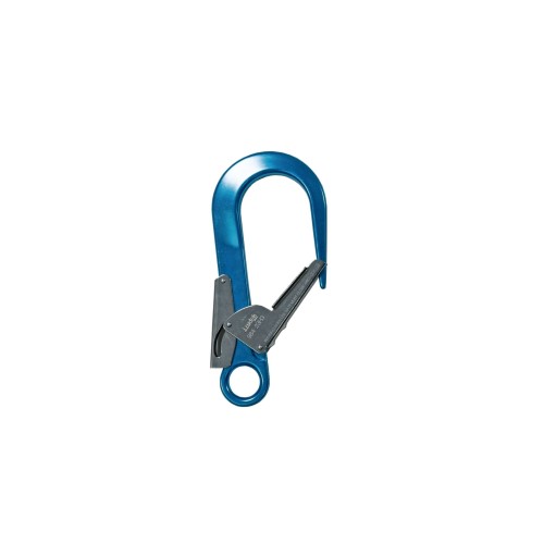 Aluminiowy hak asekuracyjny SILVERLIGHT 984 – lekki łącznik z automatycznym zamknięciem Due‑Lock, EN 362, otwarcie 60 mm,