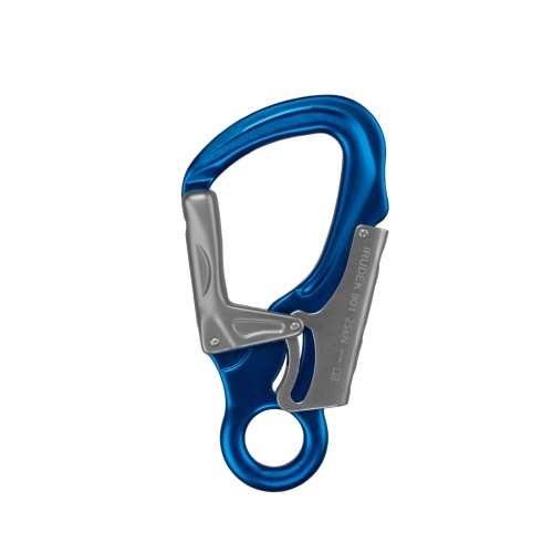 Aluminiowy hak asekuracyjny SILVERLIGHT 901 SH – łącznik z automatycznym zamknięciem Due‑Lock, EN 362, otwarcie 24 mm