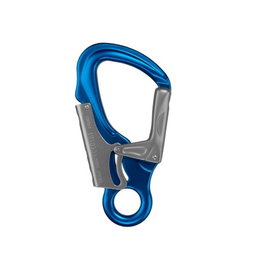 Aluminiowy hak asekuracyjny SILVERLIGHT 901 SH – łącznik z automatycznym zamknięciem Due‑Lock, EN 362, otwarcie 24 mm