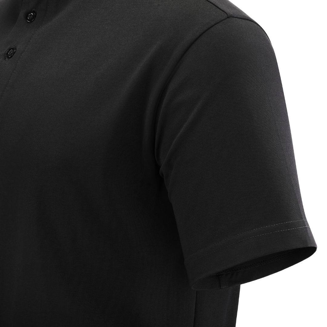 Koszulka Polo krótkie rękawy (czarna) / POLO PREMIUM
