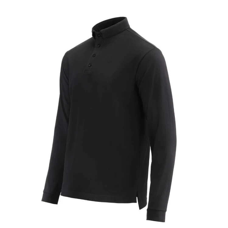 Koszulka Polo długie rękawy (czarna) / POLO PREMIUM 