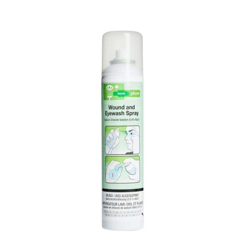 PLUM Wound and Eyewash Spray 250 ml – sterylny spray do płukania oczu i ran