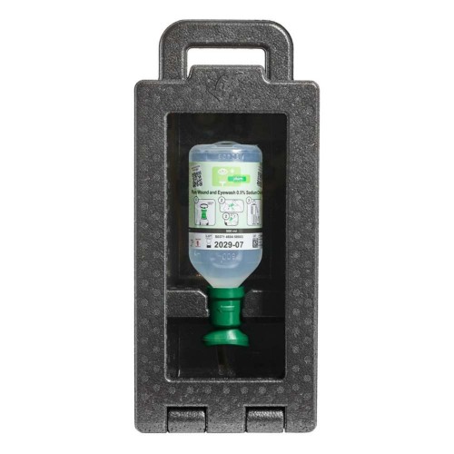 Zamykana stacja do przemywania oczu PLUM iBox 1 – Eyewash 0,9% 500 ml
