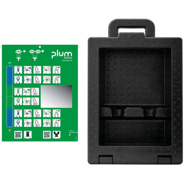 Zamykana stacja do przemywania oczu PLUM iBox 2 – pusta (bez wkładów)