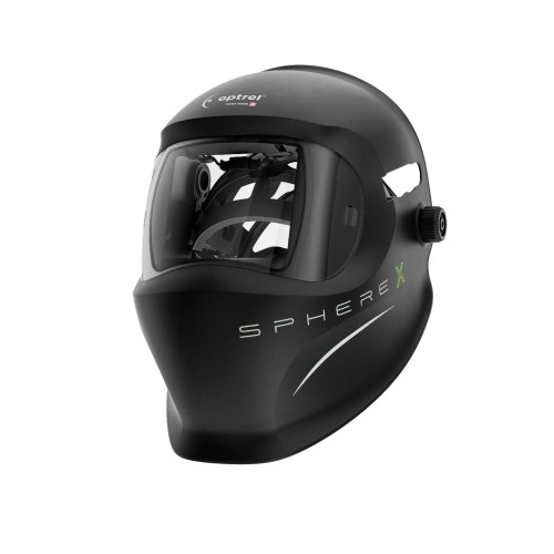 Skorupa hełmu Sphere X – czarna: bez ADF, z nagłowiem IsoFit® X, mimośrodem i przednią osłoną soczewki