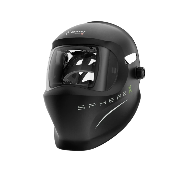 Skorupa hełmu Sphere X – czarna: bez ADF, z nagłowiem IsoFit® X, mimośrodem i przednią osłoną soczewki