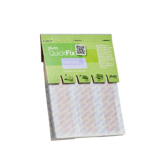 Plastry PLUM QuickFix Elastic Long – wkład do dozownika, 30 szt.