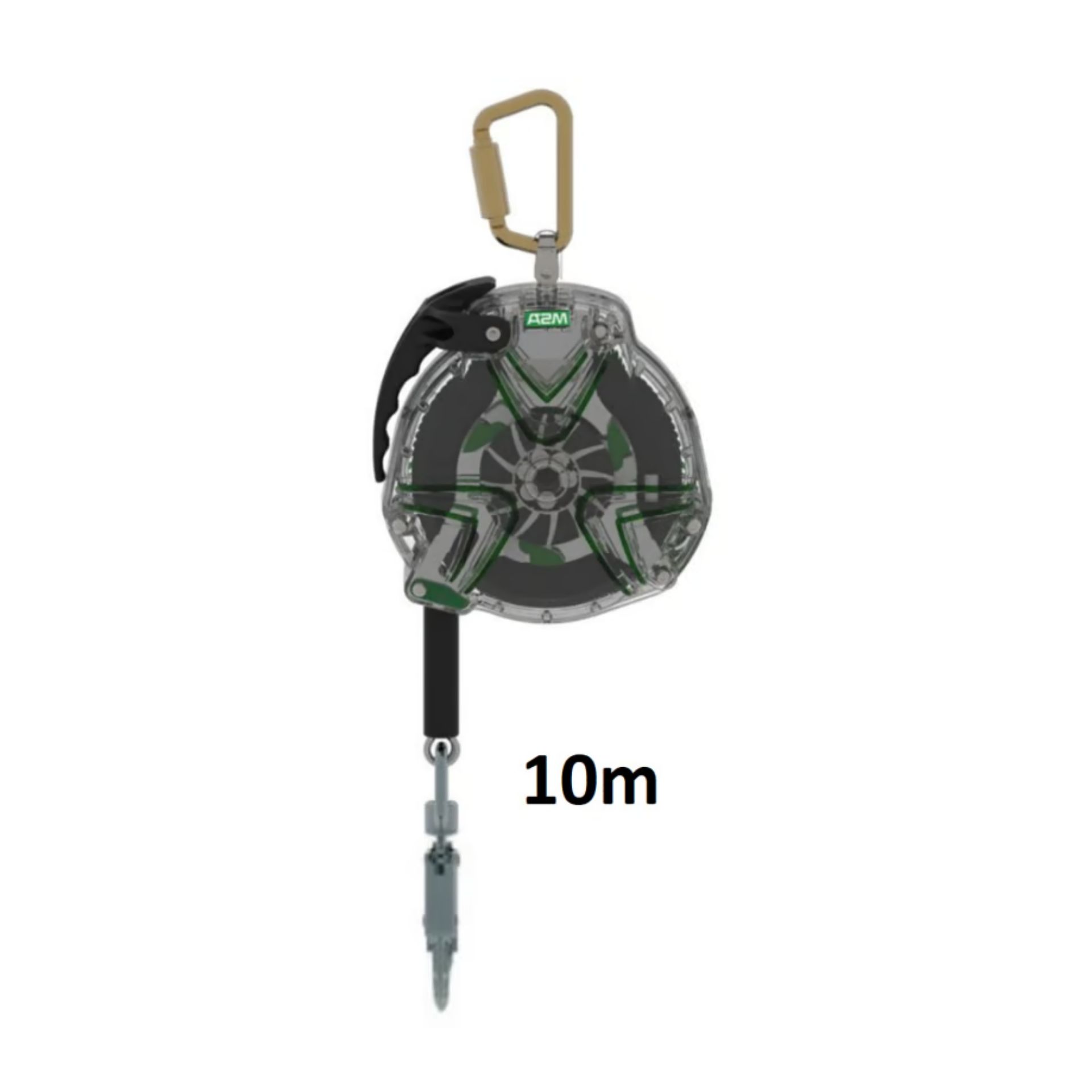 Urządzenie samohamowne MSA 63210‑00AEU – V‑TEC 10 m, taśma poliestrowa