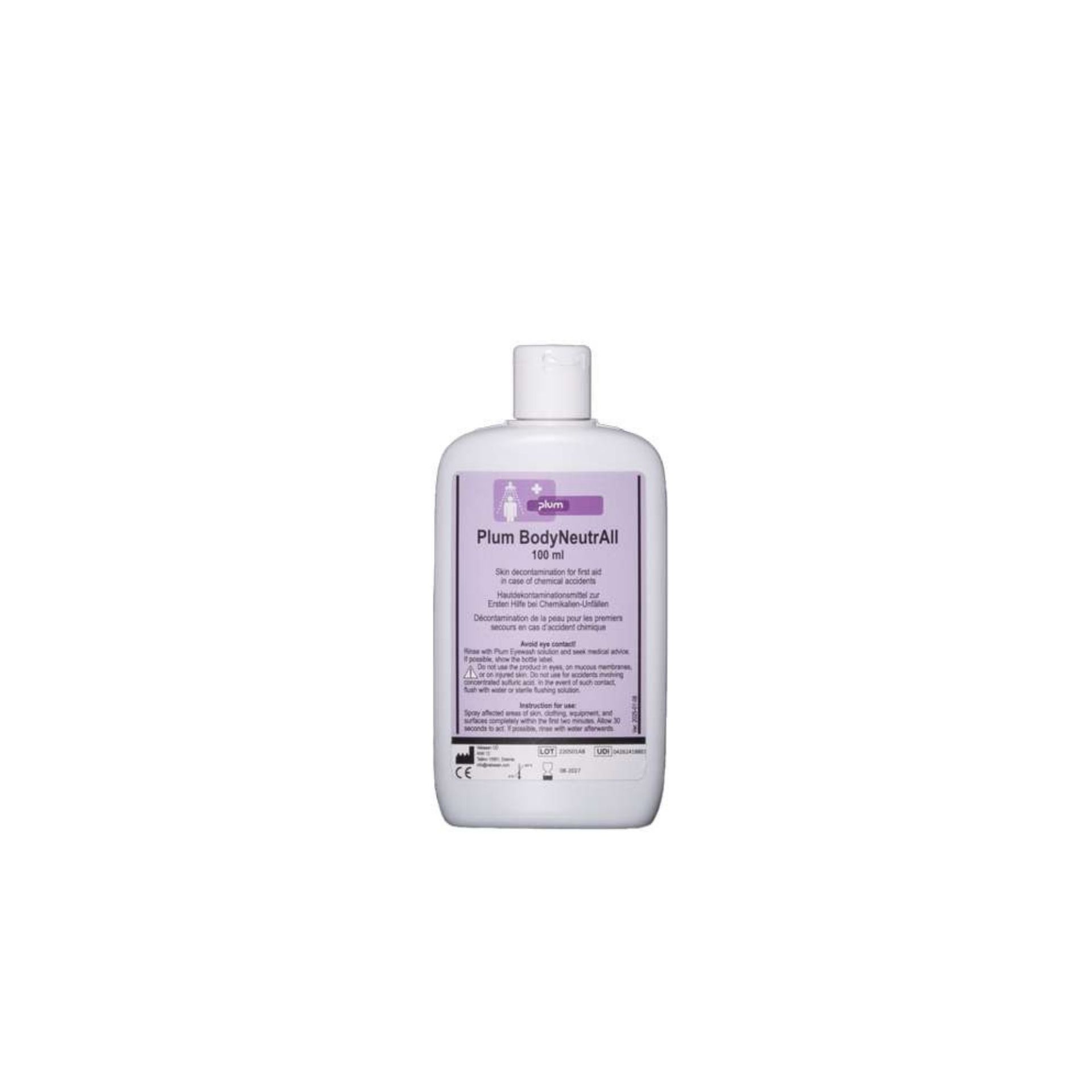 PLUM BodyNeutrAll Roztwór do dekontaminacji skóry i powierzchni 100 ml