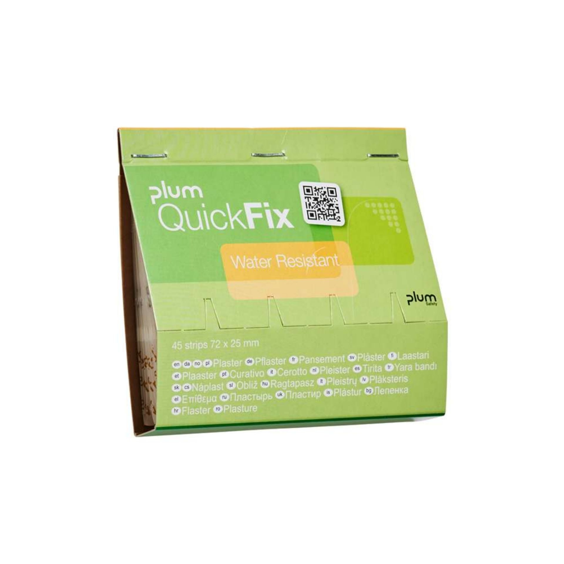 Plastry PLUM QuickFix wodoodporne – wkład do dozownika, 45 szt.