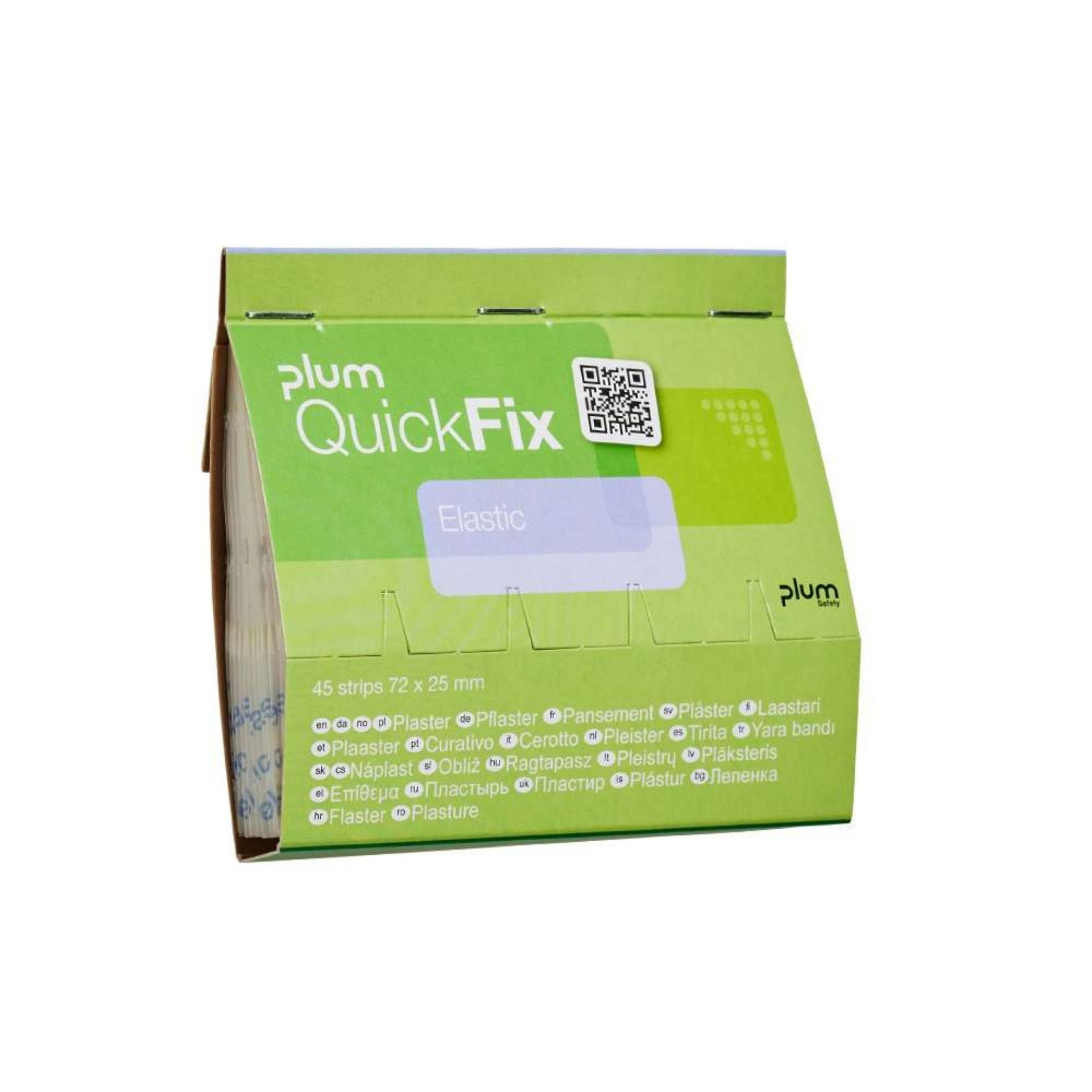 Plastry PLUM QuickFix Elastic – wkład do dozownika, 45 szt.