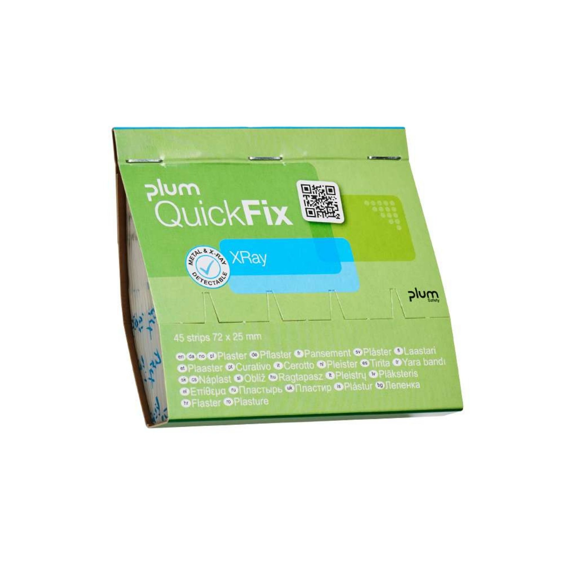 Plastry PLUM QuickFix X‑Ray – wkład do dozownika, 45 szt.