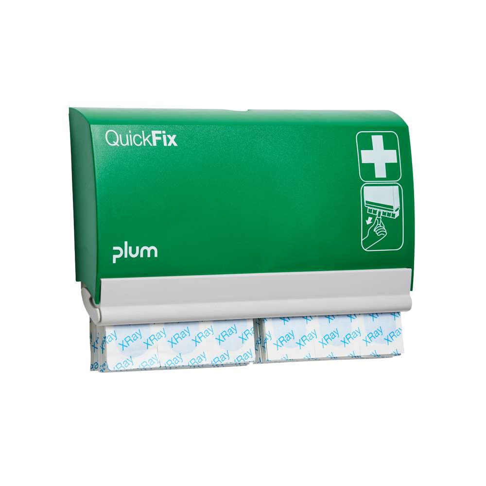 Dozownik na plastry PLUM QuickFix – 2 × 45 plastrów X‑Ray